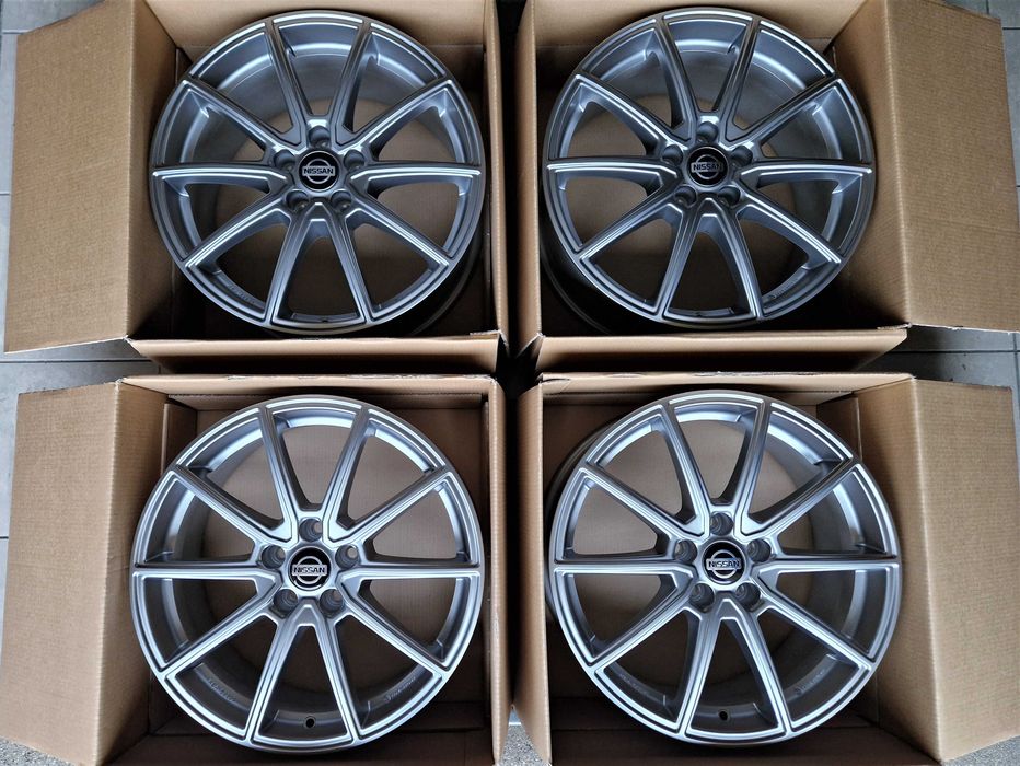 Alufelgi 18 5x114,3 Nissan Juke Qashqai Pulsar Leaf Primera GRAFIT 74#