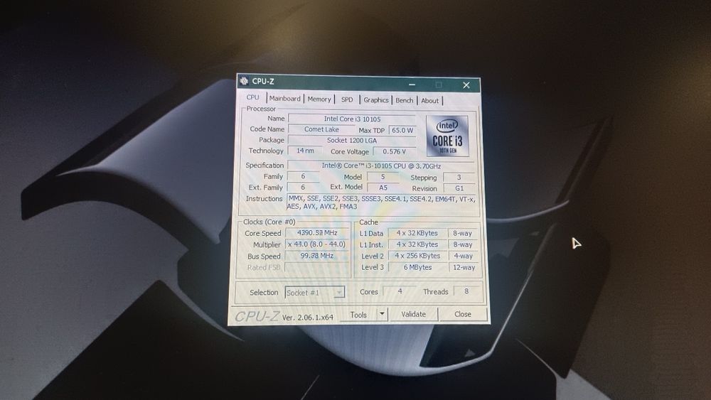 ПК IntelCore 3-10105 4ядра/8потоків , DDR4-8GB, SSD Kingston 240GB