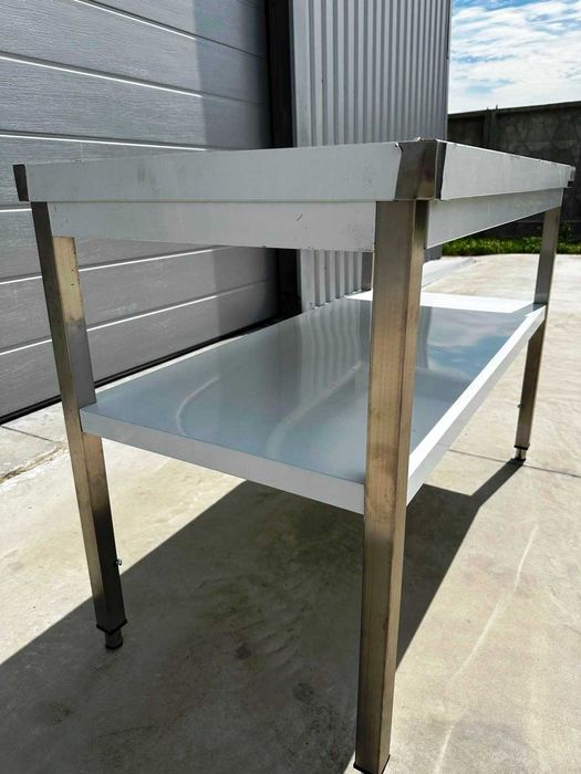 Стол 1200х600 с Полкой нержавейка из нерж стали СБОРНО - РАЗБОРНОЙ