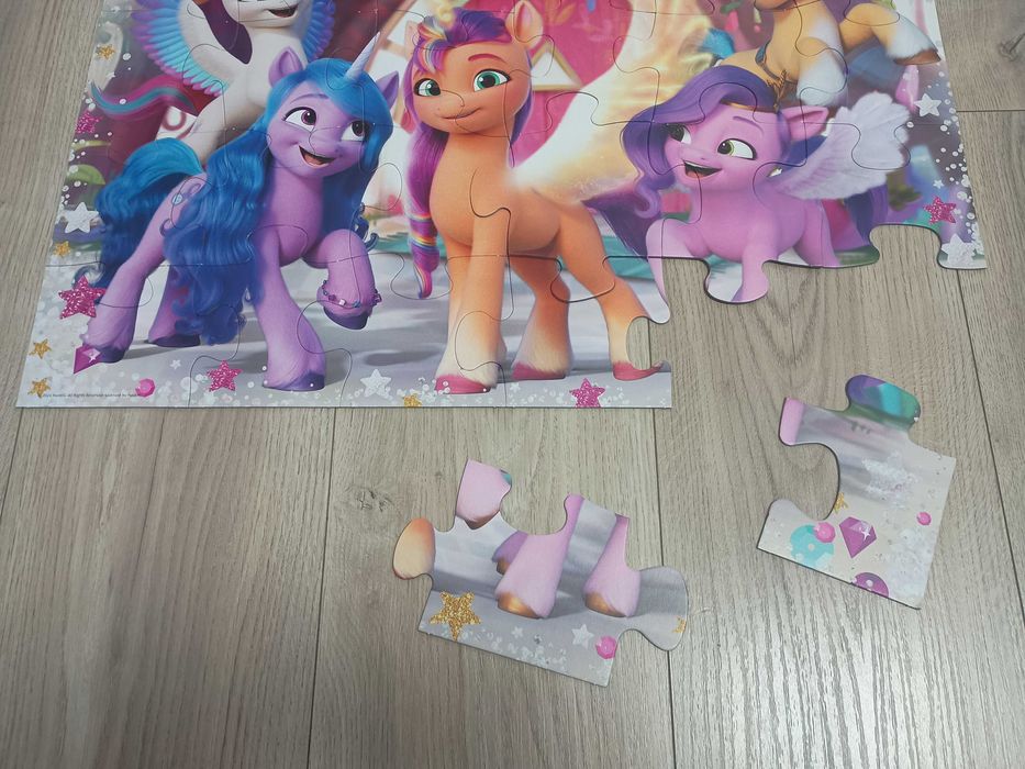 Puzzle 24 maxi elementy My Little Pony duże puzzle dla dziewczynki 24