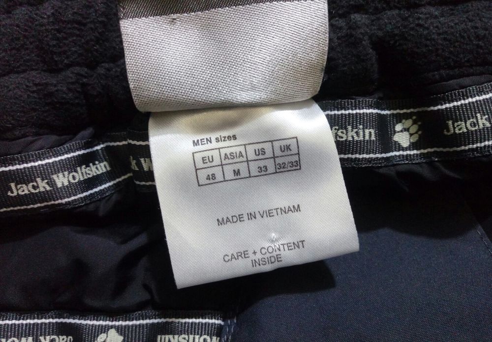 Оригинал зимние трекинговые горнолыжные штаны Jack Wolfskin