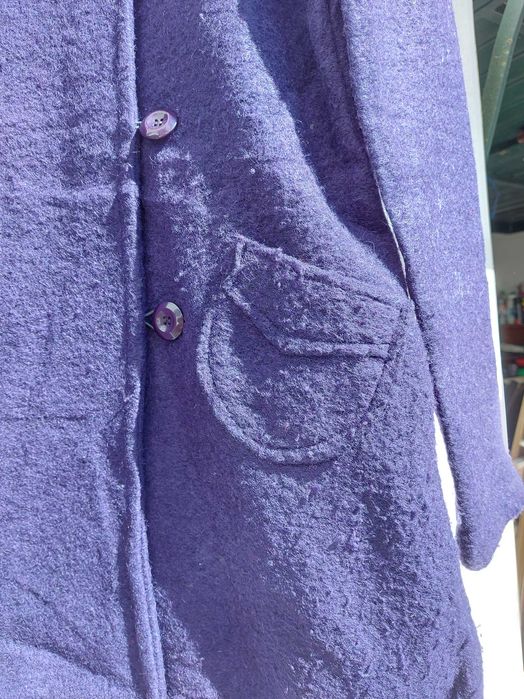 Casaco roxo muito quentinho