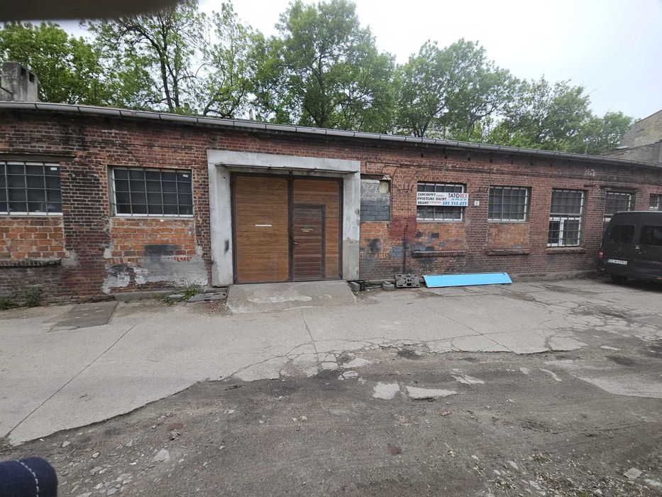 Budynek przemysłowo - usługowy 200 m2 z bramą wjazdową, C.O. GÓRNA