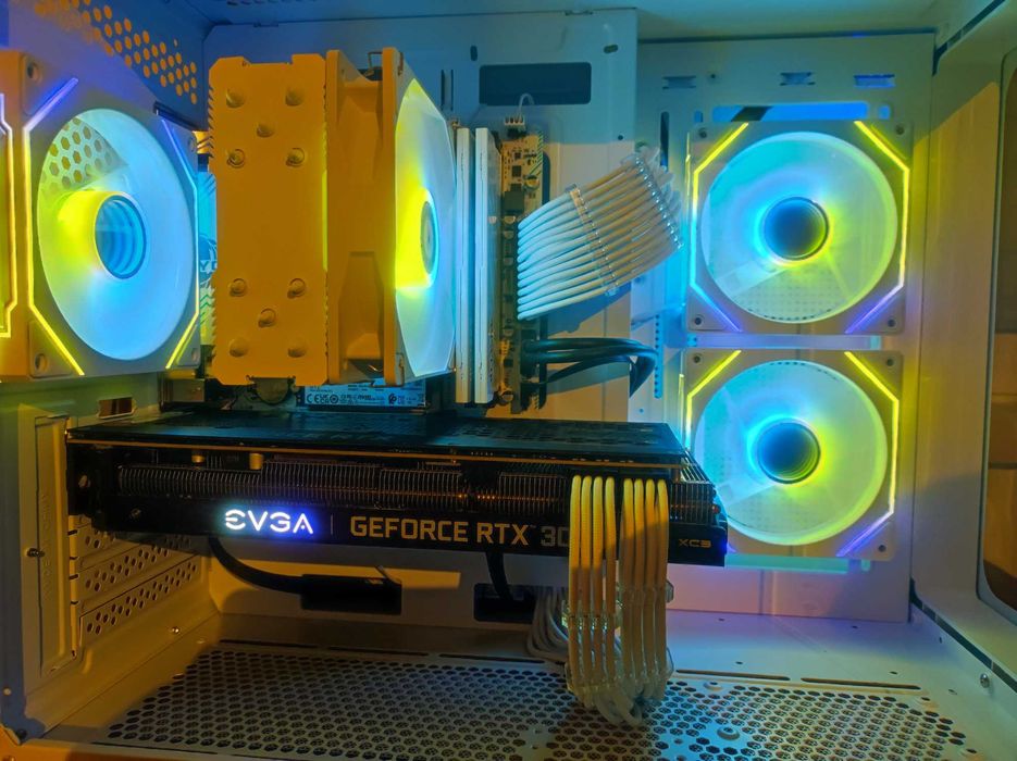 PC Gaming Ryzen 5500 • RTX 3070 • 32GB 3200 • 1TB NVMe • ARGB Branco