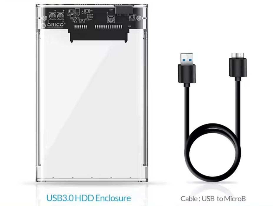 Зовнішня кишеня для диска ORICO 2.5 HDD SSD USB3.0