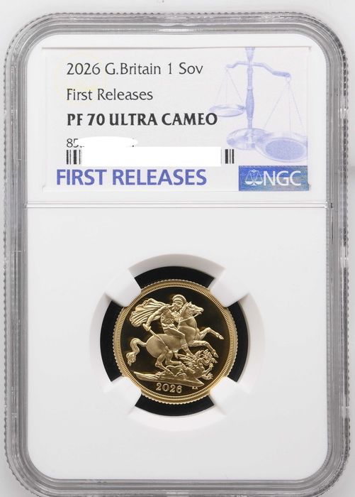 2026 Libra Ouro Proof PF70 UC c/ Caixa e Certificado