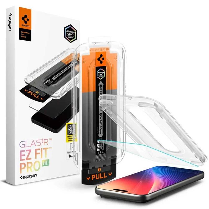 Защитное стекло Spigen Glas.tR EZ FIT Pro iPhone 16 Pro Max/17 Pro Max