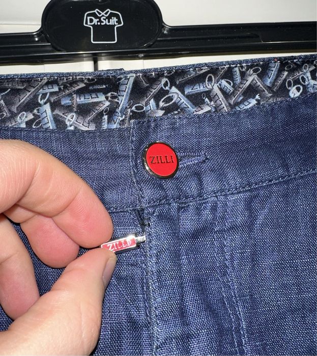 Льняные штаны-брюки Zilli