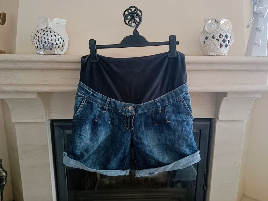 śliczne ciążowe szorty, krótkie spodenki r. M/L, H&M MAMA