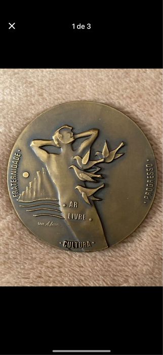 Medalhas comemorativas em bronze