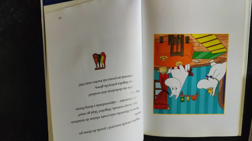 Książka nowe przygody Muminków nasza księgarnia Muminki