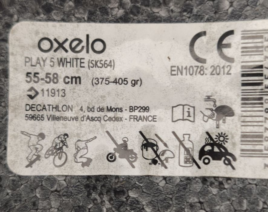 Kask oxelo na rolki wrotki 55-58cm