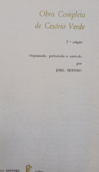 Cesário Verde Obra Completa 2a Edç