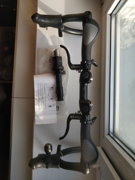 Руль баран гревел гірський 50см складний дуали тормозів під планетарку