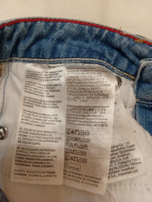Джинсова спідниця міді з розрізом Tommy Hilfiger (розмір 34 / XS-S)