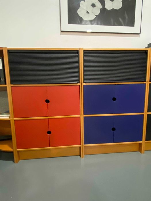 Armario Estante modular linha vintage design Elmar Flototto