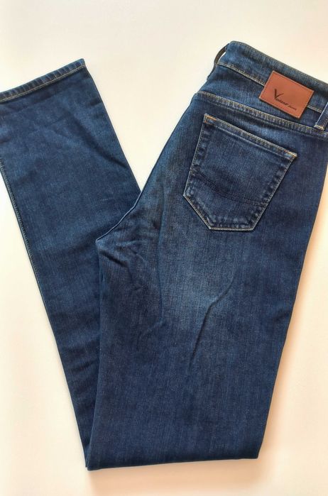 Ventana jeans r. 29 ( 36/38)  ciemne, REGULAR dżinsy BDB+ uciągliwe