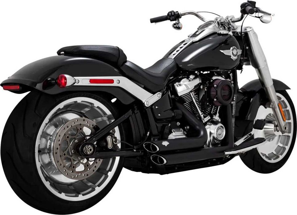 Harley tłumiki Vance&Hines Softail Fat Boy Breakout wydech ShortShots Kraków American Motors