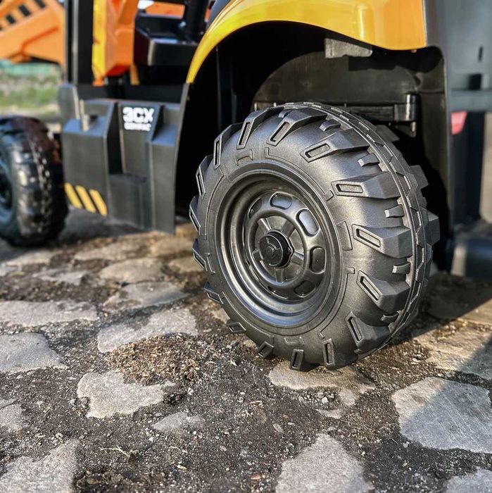 TRAKTOR Koparko Ładowarka JCB Spychacz Ciągnik Auto AKUMULATOR DZIECI