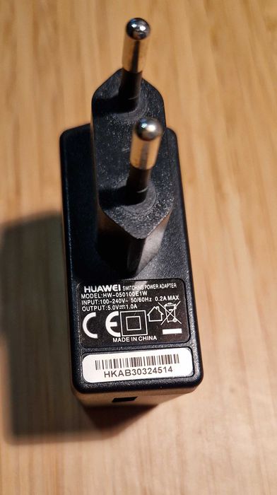 Ładowarka sieciowa Huawei MAX 5V 1A HW-050100E1W USB Black