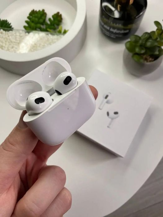 Apple AirPods 3 (Lux 1:1) !! Покращений Мікрофон + Просторове Аудіо