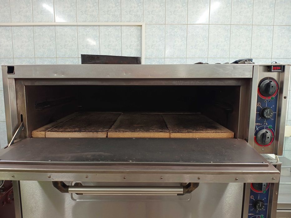 Електропіч подова трьохсекційна, шафа пекарська, ШПЄ