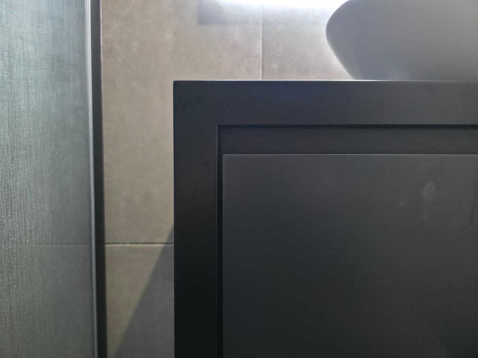 Móvel Suspenso WC Luxuoso em MDF, Preto & Antracite Mate NOVO EM CAIXA