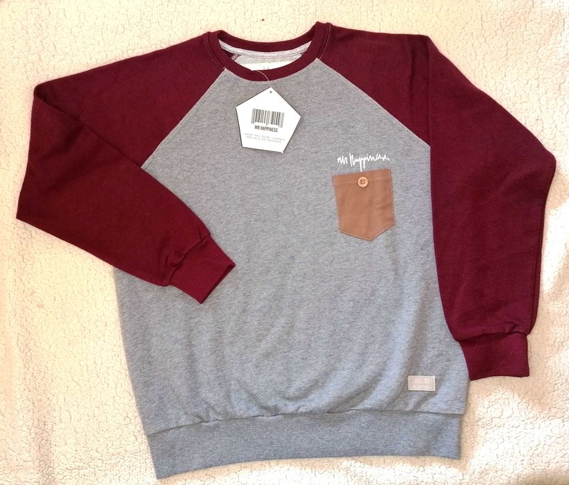 Men's Sweatshirt "Mr. Happiness" (NEW) - Size S