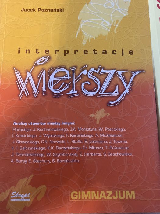 Streszczenie lektur gimnazjum wzory wypracowań wiersze 4 książki