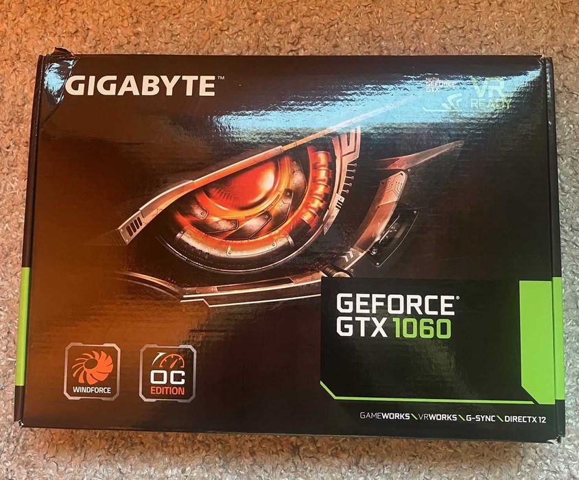 Gigabyte - GeForce GTX 1060 6G - Complete in Box!64586148365187121