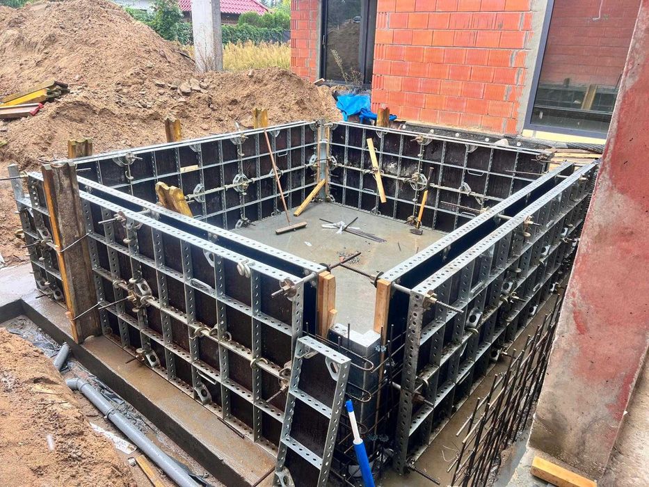 Zestaw lekkich szalunków ściennych TYP TEKKO 50 kN – 68,40 m²