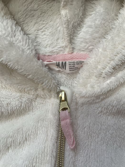 Худи на змейке меховушка H&M 6-8Y 122-128 см.
