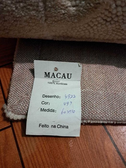 Jogo de 3 Tapetes Macau 100% Acrilicas