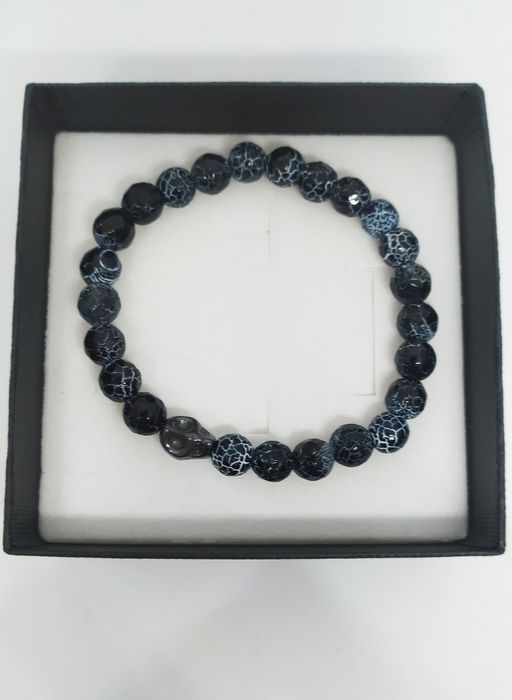 Bransoletka Czarny howlit