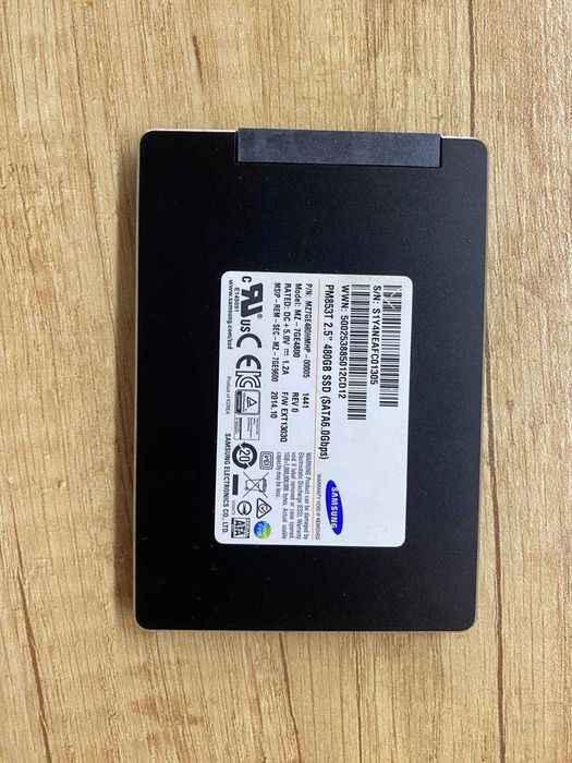 Швидкий SSD Samsung PM853T 480Gb SATA 2.5