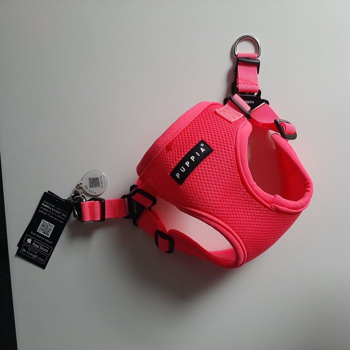 Szelki puppia neon pink