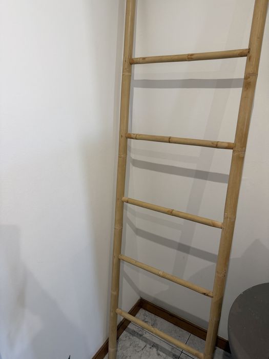 Escada bambu decoração