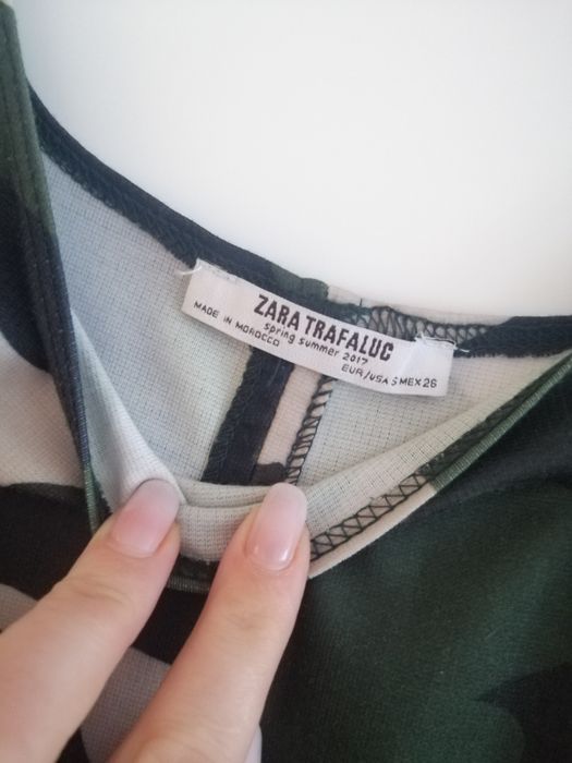 Zara sukienka moro midi