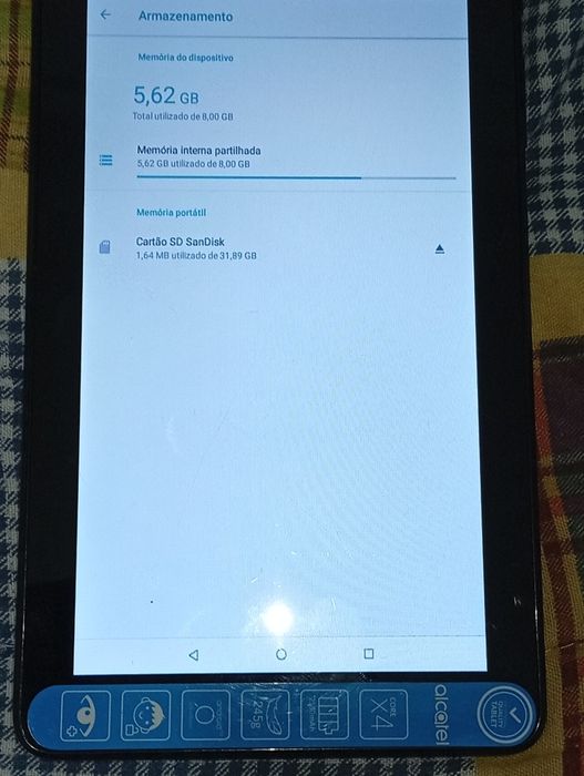 Tablet Alcatel 1T 7" para crianças pequenas