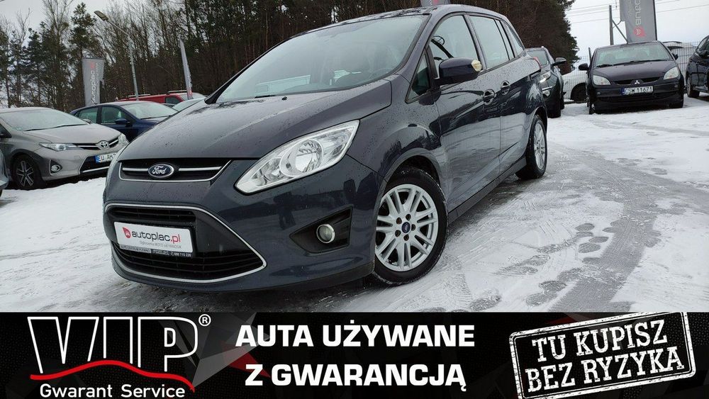 Ford Grand C-MAX 1.6TDCI 115kM Klima Temp. 7 osobowy Serwis Super Stan GWARANCJA