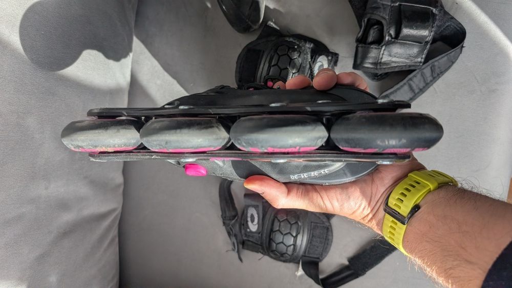 Łyżworolki Roces Jokey 3.0 Girl czarno-różowe rozm 30-33