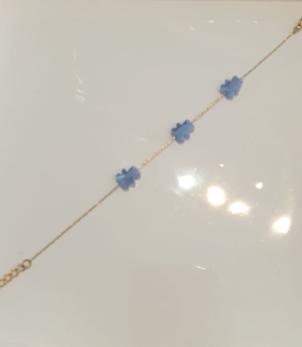 Nowa bransoletka Moonriver misie stal chirurgiczna