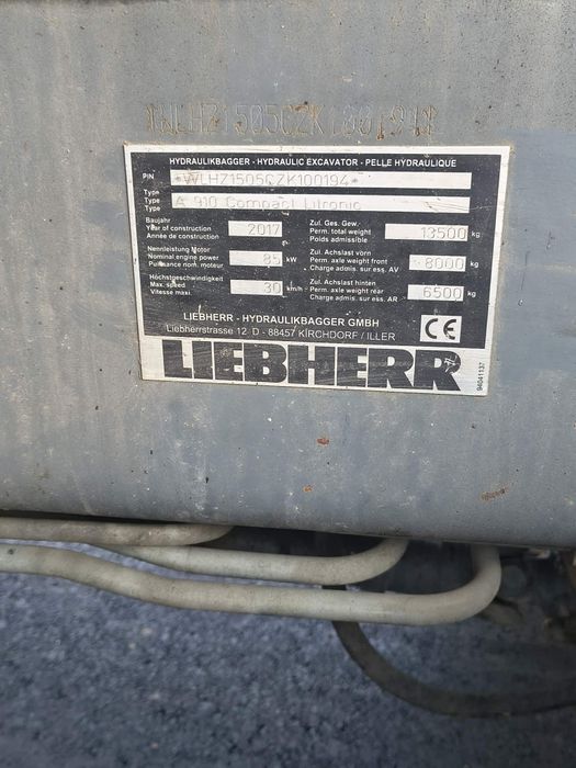 Koparka kołowa Liebherr A 910 Compact Litronic. Okazja! tylko 7000h