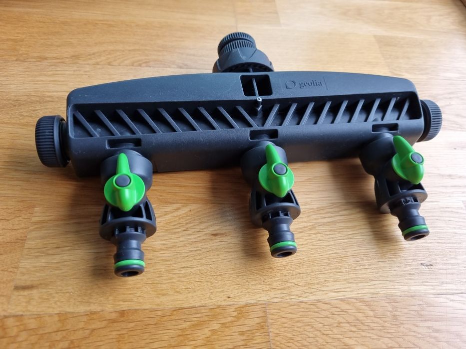 Przyłącze kranowe 5-krotne ogrodowe rozdzielacz do węży Geolia