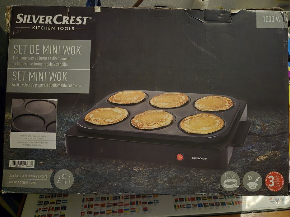 6 Mini wok elétrica