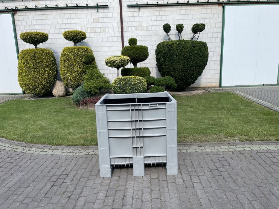 Skrzyniopaleta 1000L paletopojemnik przedrody do segregacji