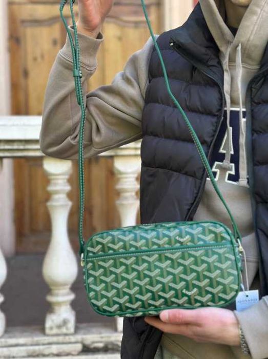 Барсетка Goyard кожаная мужская