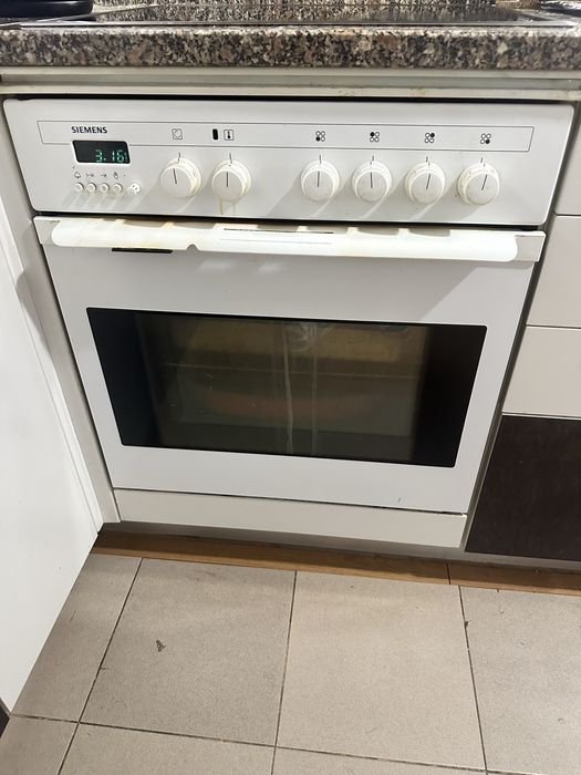 Placa vitroceramica siemens e forno para desocupar