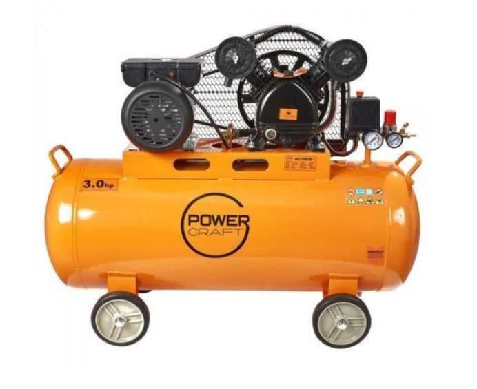 Компресор поршневий масляний Powercraft AC-10030 100 л.,  450 л/хв