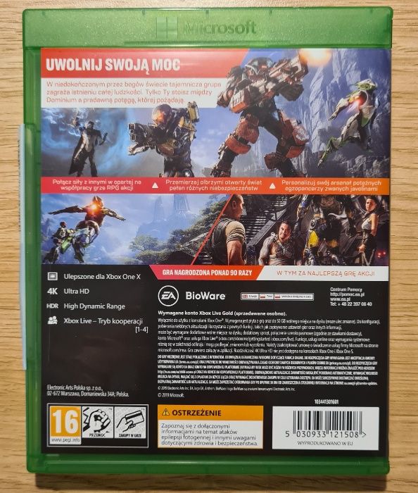 Anthem Xbox One PL